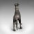 Art Deco 1930s Vintage French Bronze Greyhound Figure For Sale - Image 3 of 11