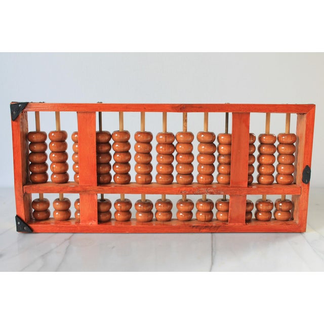 Vintage Traditional Chinese Wooden Abacus For Sale In Milwaukee - Image 6 of 11