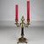 19th Century Antique French Brass and Ebony 2-Light Candelabras, Set of 2 For Sale - Image 4 of 10