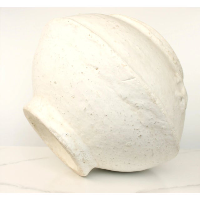 2020s Large Contemporary Rustic Paper Mache Vessel For Sale - Image 5 of 5
