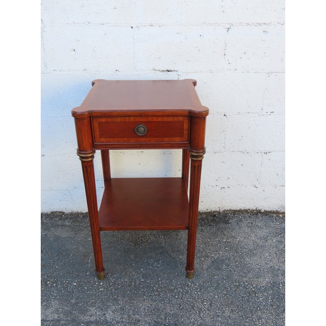 Ethan Allen Nightstand Bedside Side End Table 6375 For Sale - Image 9 of 14