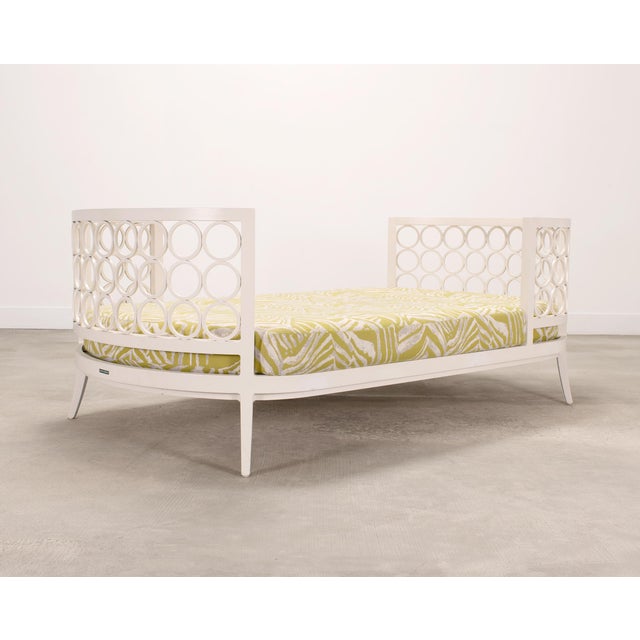 Late 20th Century Michael Berman for Brown Jordan "Luna" Aluminum Garden Daybed For Sale - Image 5 of 18