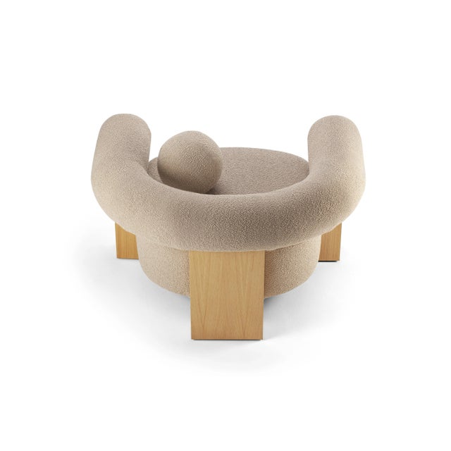 Wood Cassete Armchair by Alter Ego for Collector Zumirez For Sale - Image 7 of 8