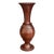 1960s Sculptural Solid Mahogany Hand-Turned Vase For Sale