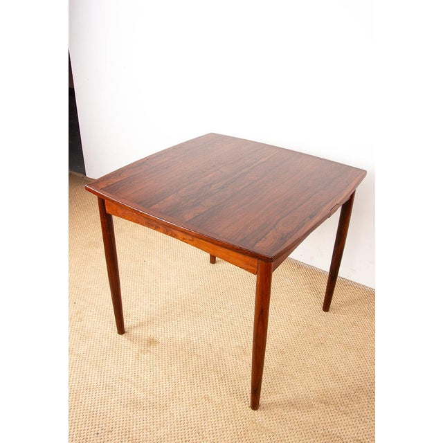 Danish Extendable Table in Rosewood and Felt by Carlo Jensen for Hundevad & Co, 1960 For Sale - Image 3 of 13