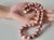 Natural Freshwater Edison Dark Pink Pearl Necklace With 14k Gold Clasp For Sale - Image 13 of 15