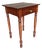 19th Century American Cherry One Drawer Stand With Turned Legs and Feet For Sale