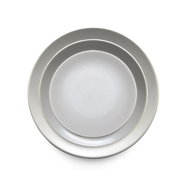 Heath Ceramics Salt & Shadow Salad Plate — a handcrafted ceramic plate featuring a refined, organic design and earthy...
