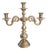 Art Deco Brass Triple Candlestick, 1920s For Sale