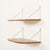 Wood Danish Deep Teak Floating Shelves, 1960s, Set of 2 For Sale - Image 7 of 9