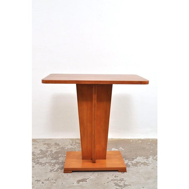 Art Deco Side Table or Coffee Table in Cherrywood, 1930s For Sale - Image 6 of 10