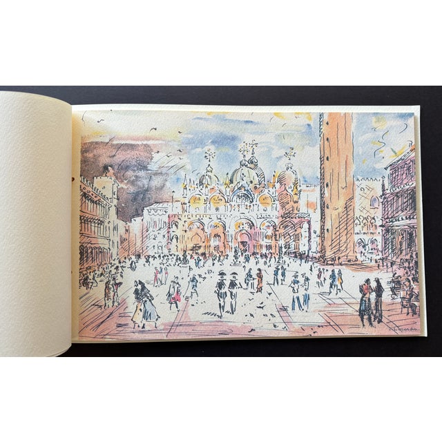 Complete Portfolio of 14 Venetian Color MCM Prints by Antonio Lucardo Reproduction For Sale In Charlotte - Image 6 of 18