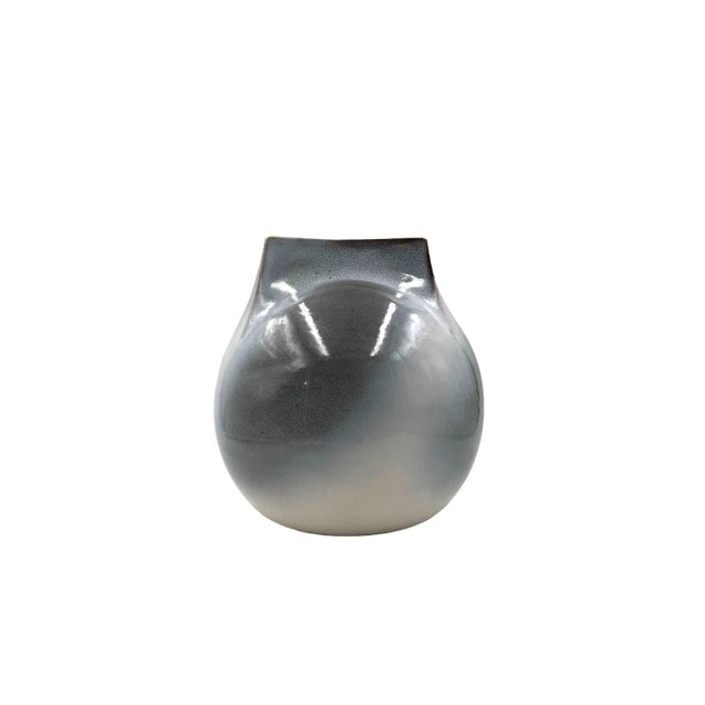 Franco Bucci Mid-Century Modern Spherical Gres Vase, Franco Bucci Italy Ca. 1970 For Sale - Image 4 of 12