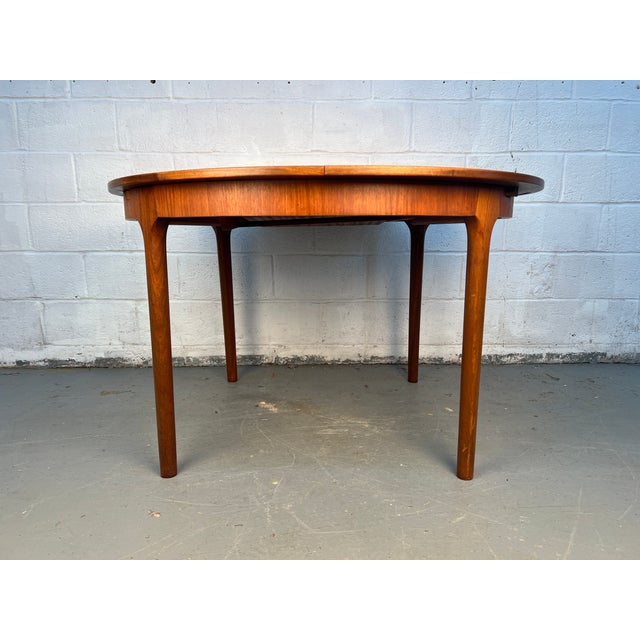 Mid-Century Modern Mid 20th Century Scottish Mid-Century Modern Teak Circular Table With Leaf by A. H. McIntosh & Co For Sale - Image 3 of 13