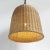 Contemporary Raw Wicker Dome Pendant Light Large For Sale - Image 3 of 6