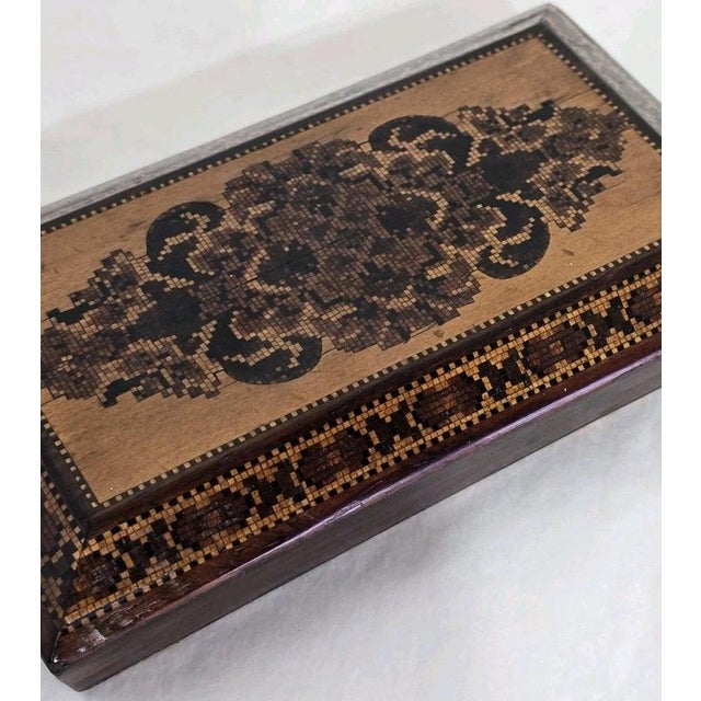 Antique Tunbridge Ware Paperweight, 1850 For Sale - Image 4 of 15