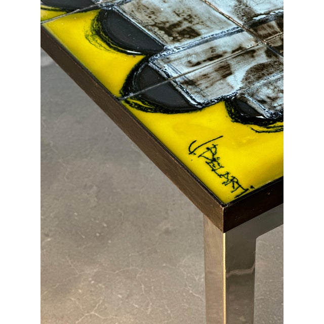 Ceramic Coffee Table by Juliette Belarti, 1960s For Sale - Image 3 of 4