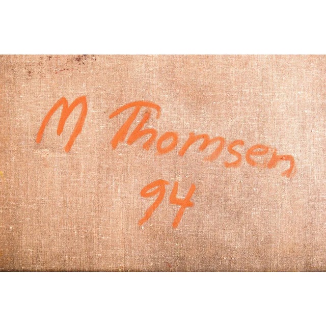 Abstract Painting, M. Thomsen, 1994 For Sale - Image 6 of 7