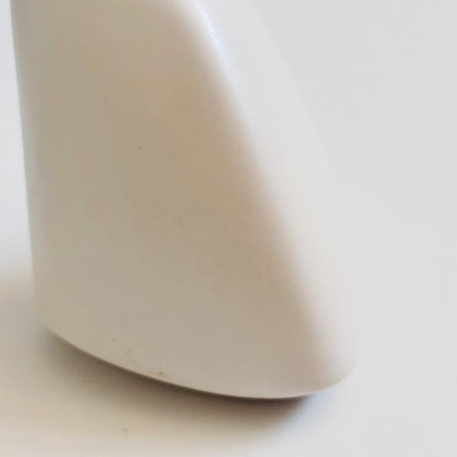 White Peter Saenger Sculptural Porcelain Creamer Pitcher For Sale - Image 8 of 9