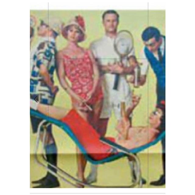 1950s Barwa Canvas Lounge Chair For Sale In Raleigh - Image 6 of 6