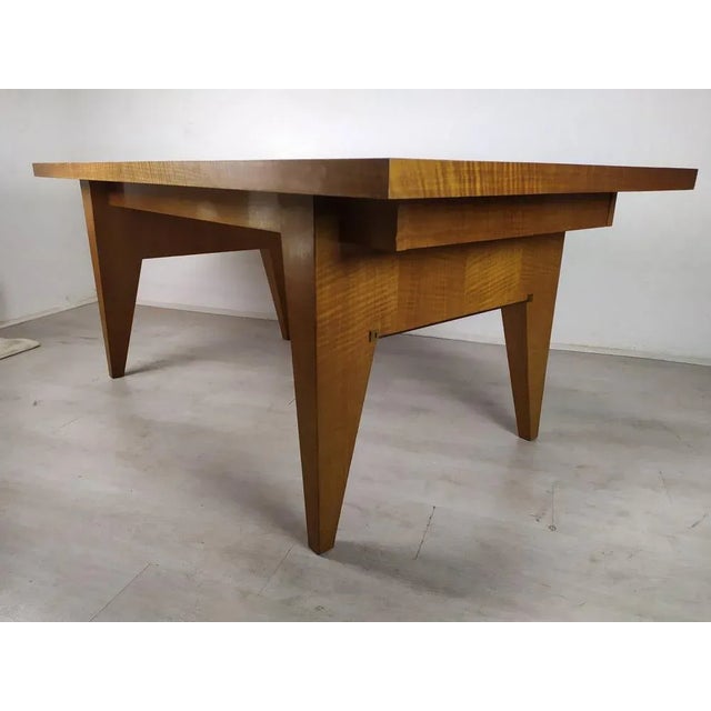 1950s Extendable Table in Marquetry, 1950s For Sale - Image 5 of 18