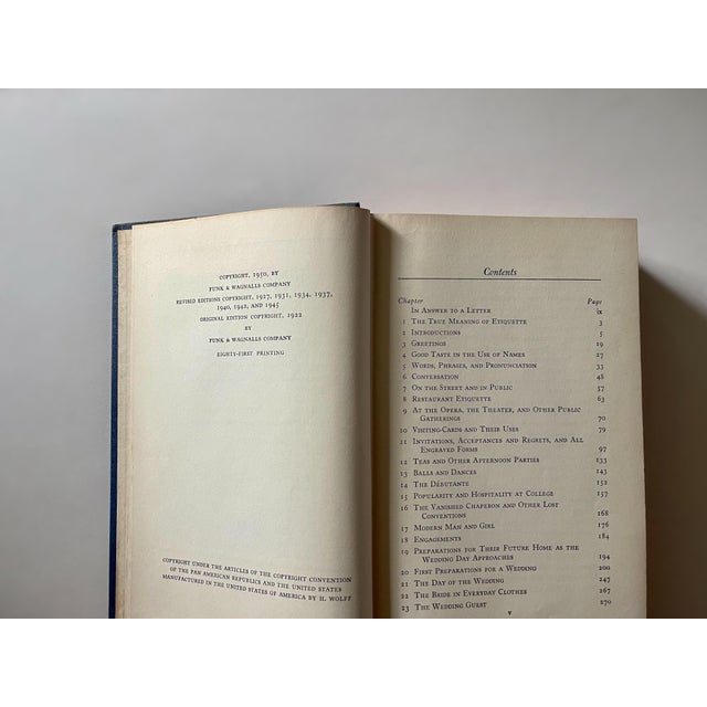 Emily Post “Etiquette” Hardcover Book For Sale - Image 4 of 11
