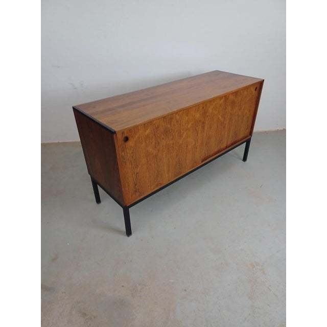 Christian Linneberg Danish Refinished Hans Hove Credenza in Rosewood by Christian Linneberg, 1960s For Sale - Image 4 of 15