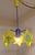 German Childrens Room Ceiling Lamp with Colored Painted Pine Wood Frame by Waldi For Sale - Image 3 of 8