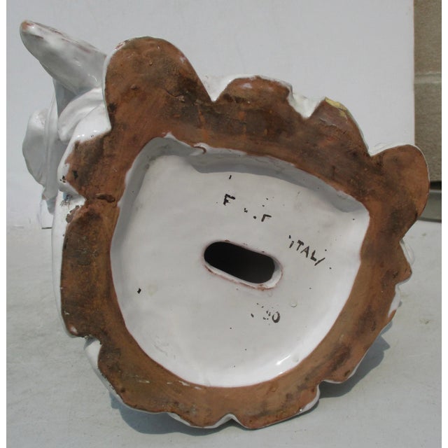 Ceramic Professor Eugenio Pattarino Terra Cotta Hotei Buddha Circa 1970s For Sale - Image 7 of 11