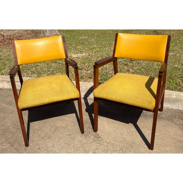 MCM Walnut Side Chairs - A Pair For Sale - Image 4 of 10