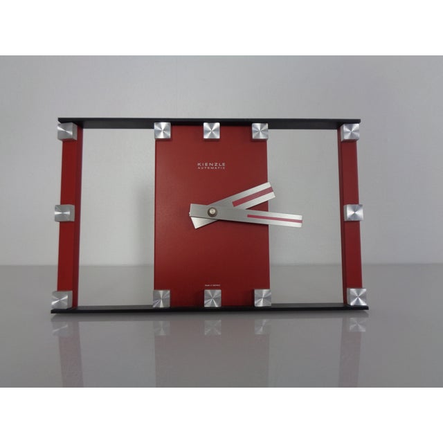 Metal Automatic Wall Clock by Kienzle Design for Kienzle International, Germany, 1960s For Sale - Image 7 of 18