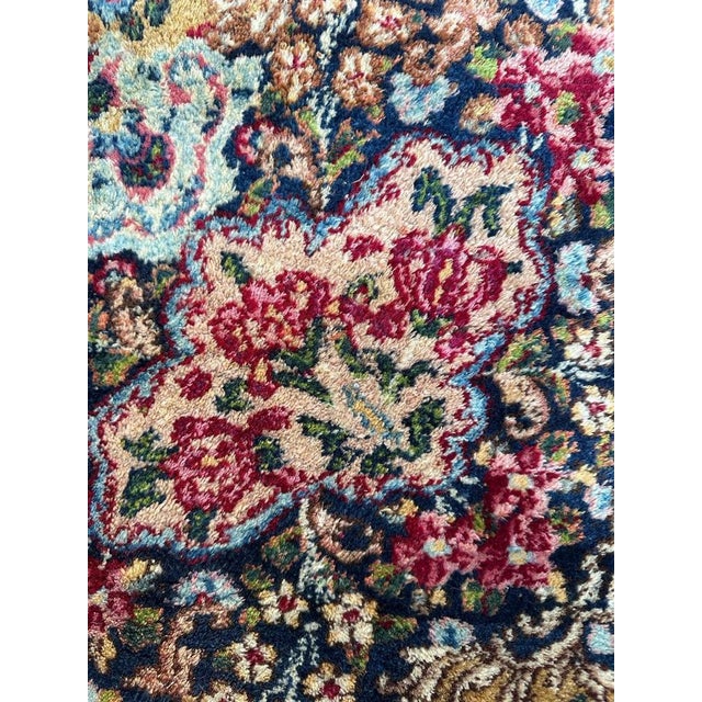 Large Floral Kirman Style Rug, 1930s For Sale - Image 13 of 18