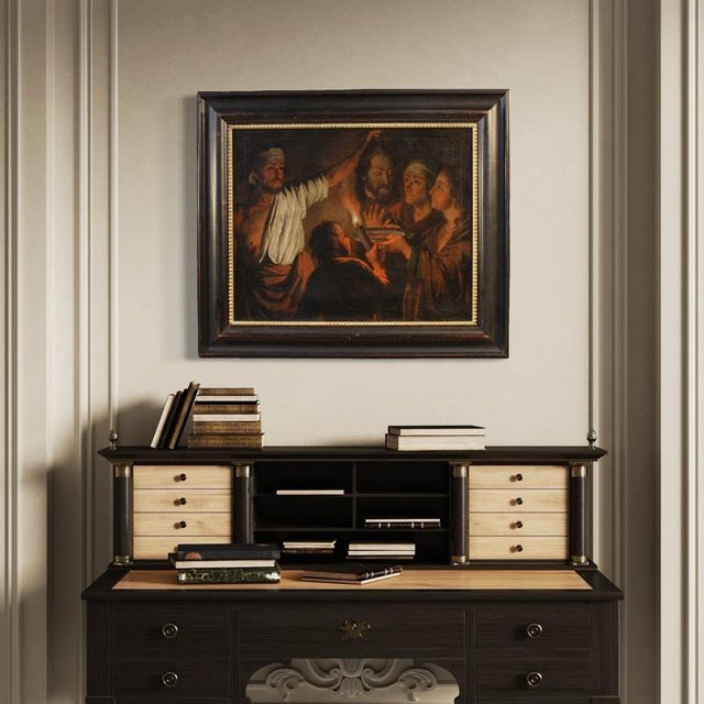 Flemish Artist, Salome with the Head of St. John the Baptist, 1820, Oil on Canvas For Sale - Image 4 of 16