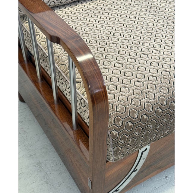 Art Deco Lounge Suite by Jindřich Halabala for Up Závody, 1930s, Set of 3 For Sale - Image 17 of 18