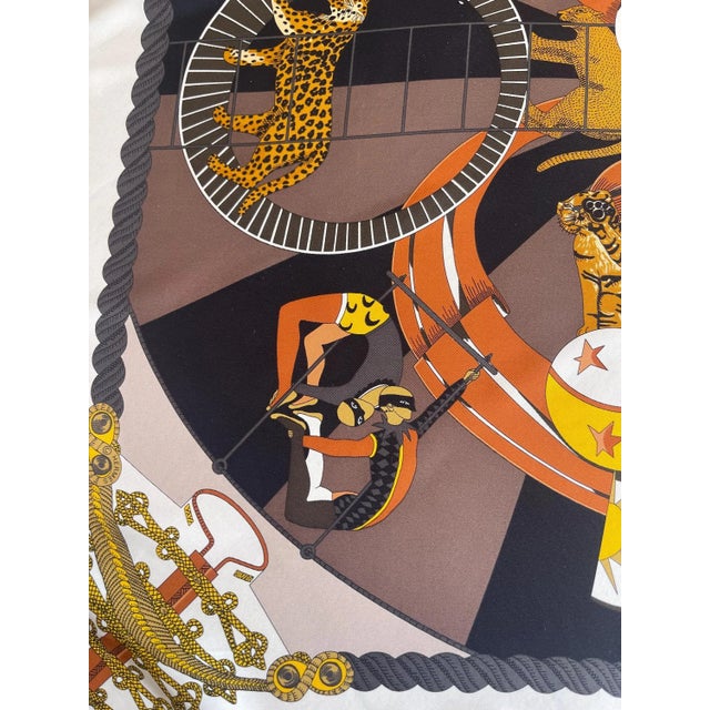 Hermès Hermès Silk Scarf “Circus” 2013 For Sale - Image 4 of 9