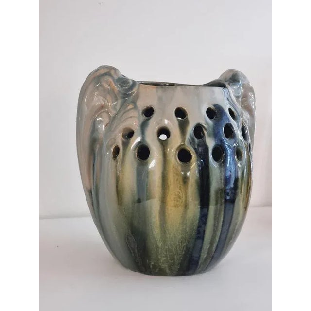 Green Ceramic Vase by Michael Andersen & Son, 1950s For Sale - Image 8 of 18