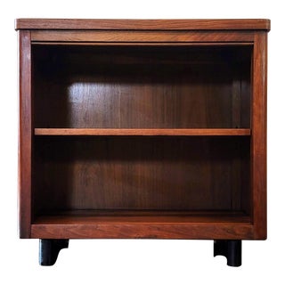 1960s Alma Desk Company Mid-Century Modern Executive Bookcase For Sale