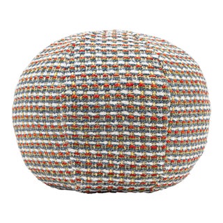 The House Of Scalamandré Heatherton Circle Pillow In Preppy For Sale