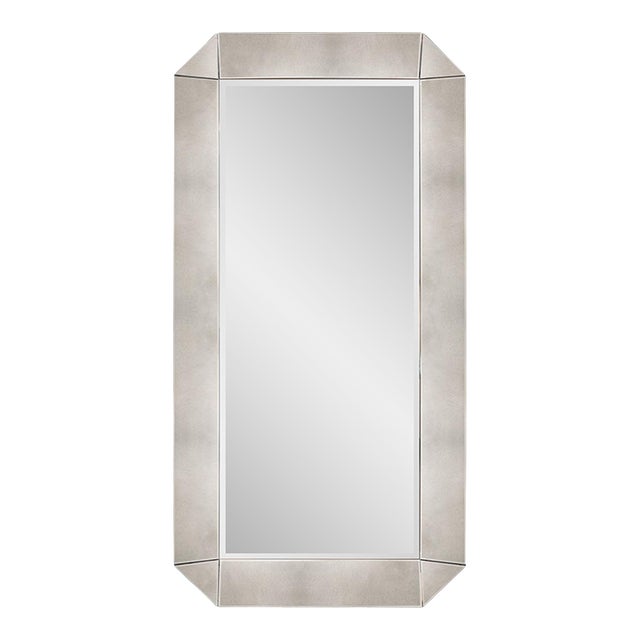 Smokey Pearl Concave Lounge Mirror For Sale