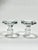 Glass Vintage Cut Crystal Square Decanters With Octagonal Stoppers - a Pair For Sale - Image 7 of 9