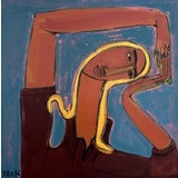 "Woman With Blonde Hair" Original Painting by Rebecca Jack For Sale