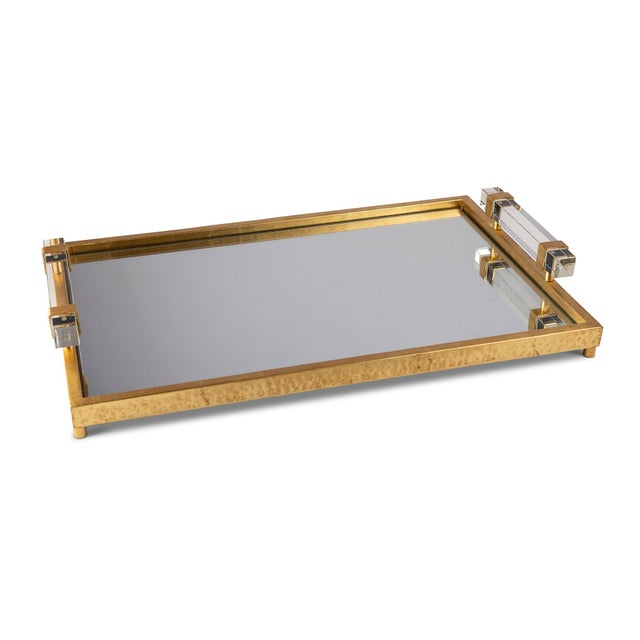 Artemis Tray with Crystal Handles For Sale - Image 10 of 10
