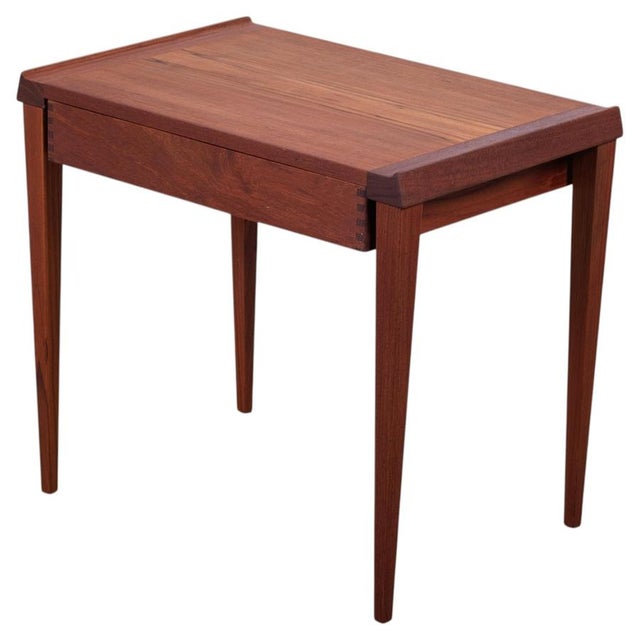 Teak Side Table with Drawer, Denmark, 1960s For Sale - Image 10 of 10