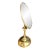 Antique Brass Swivel Adjustable Vanity /Table Mirror For Sale