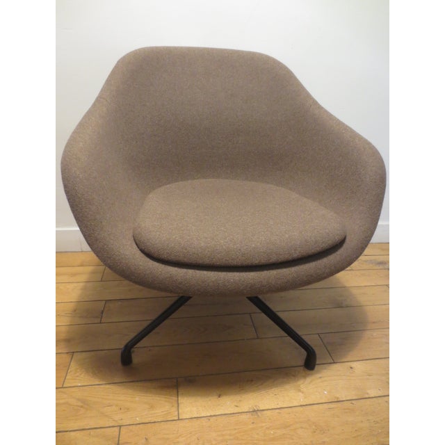 2010s Hay About a Lounge Chair 81 in Grey-Brown Fabric, Aal81 For Sale - Image 5 of 7