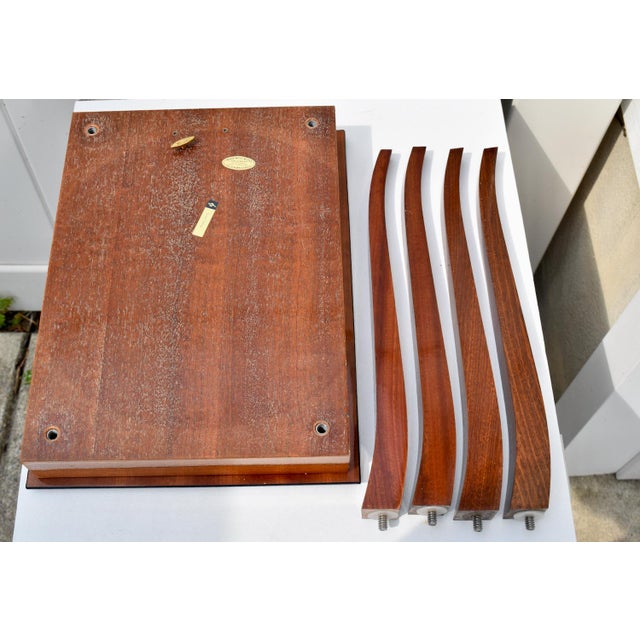 VTG.Sorrento Italian Inlaid Wood Music Box Table Jewelry Sewing Side Table For Sale - Image 17 of 17