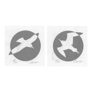 1970s James Omohundro Seagull Serigraphs - A Pair