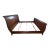King Bernhardt Wood Sleigh Bed Frame – Sunburst Veneer For Sale