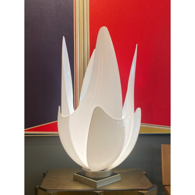 Mid-Century Modern Vintage Roger Rougier 1970s Modernist Table Lamp ...