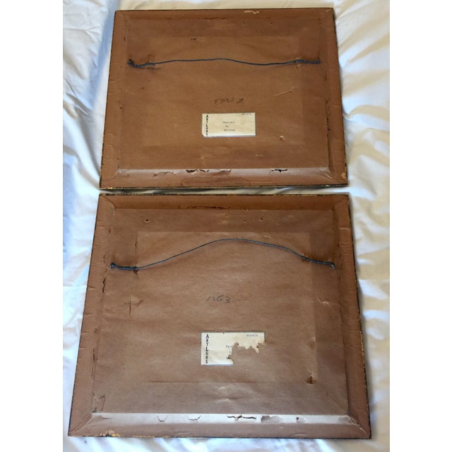 Vintage MidCentury Art Lore Pastoral Etching Prints A Pair Chairish